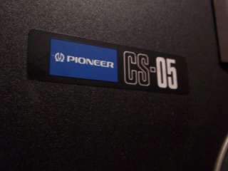 PIONEER vintage 80S 3 WAY FLOOR SPEAKERS CS 05 hpm 100 SX 980 with 
