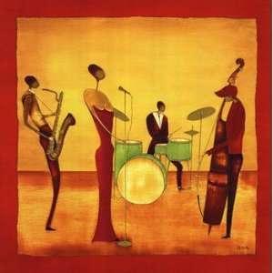 Jazz Band   Poster by Thierry Ona (27.5 x 27.5)