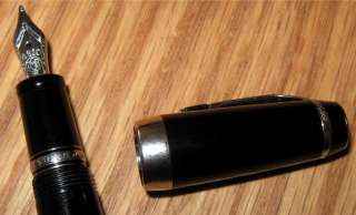 Montblanc Boheme noir fountain pen 14K nib 4810+serial number never 