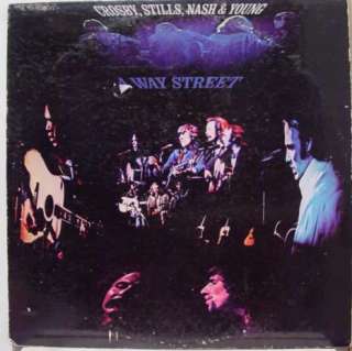 CROSBY STILLS NASH & YOUNG 4 way street 2 LP VG 1971  