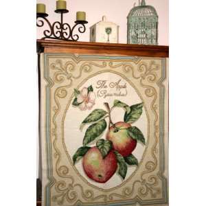  An Apple a Day Tapestry Wallhanging, 35 X 42