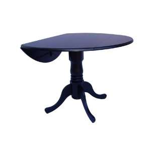  42 Round Dual Drop Leaf Ped Table  Dining Essentials 