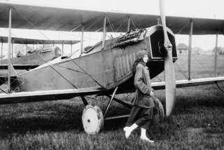 1910? photo Katherine Stinson, 19 year old girl aviator  