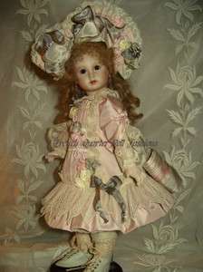   CHECK SILK ~FRENCH DOLL DRESS FABRIC KIT FOR 12 LETITA PATTERN  