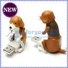 Cute Grey With White Dog USB Humping Spot Gift Toy C1