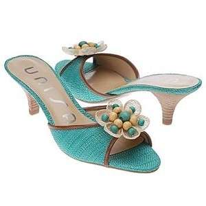 Unisa Rubi Womens Shoes Fabric Sandals Slides Blue 6  