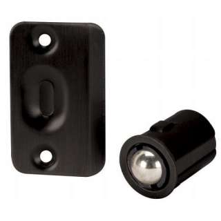 Matte Black Drive In Ball Catch with Strike Plate  