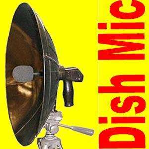 Parabolic Reflector Dish Microphone Voice Sound Spy Amplifier 