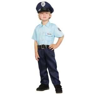  Toddler Boys Lil Police Officer Costume 2t: Toys & Games