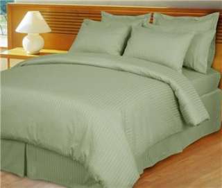   Green Down Alt. 4pc Comforter Sets/ Egyptian Cotton/ 4 Sizes/ 2 Styles