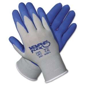  Memphis Flex Seamless Nylon Knit Gloves   Medium, Blue 