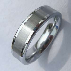 5mm mens plain black tungsten wedding band ring sz4 14  