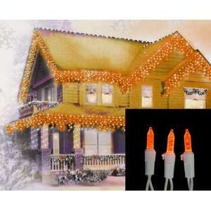   LED M5 Twinkle Icicle Christmas Lights   White Wire: Home & Kitchen