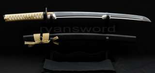 Hand forged Japanese Samurai Katana Wakizashi sword Carbon Steel 