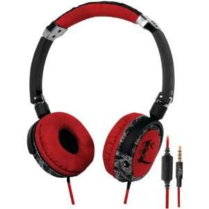  LETHAL T5513 SMALL DJ HEADPHONES (RED) Electronics