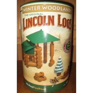 Nex Lincoln Logs Winter Woodlands Building Set