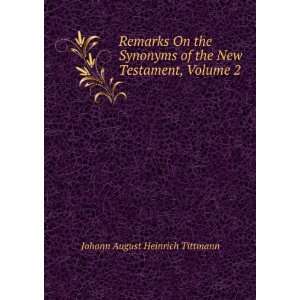  Remarks On the Synonyms of the New Testament, Volume 2 
