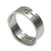 Stainless Steel Comfort Fit Plain Wedding Band Ring  