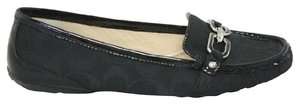 Coach Signature Perri Loafers Flats Moccasins Shoes Black Multiple 
