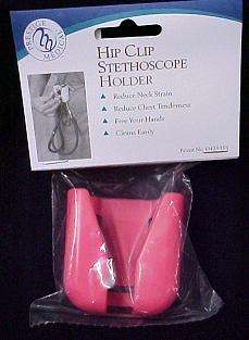 Stethoscope Hip Clip Holder Pink Nurse Belt Clip NIB  