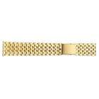 euro geneve gold watch bands 14k yellow gold flat and