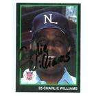 Sports Memorabilia Charlie Williams autographed baseball card T&M 