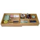 Axis International Expandable Cosmetic Drawer Organizer   Natural Wood 