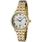 Rotary Watches Womens Gold Ion Plated Stainless Steel Watch with 