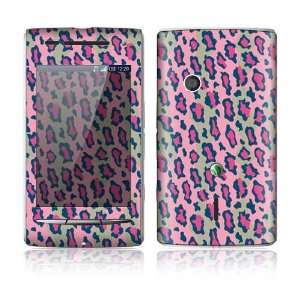  Sony Ericsson Xperia X8 Decal Skin Sticker   Pink Leopard 