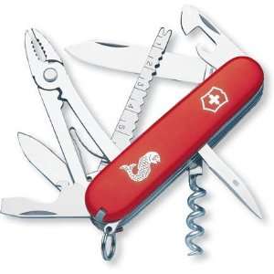 Victorinox Swiss Army Angler Multi Tool, 3 1/2 Red Handles:  