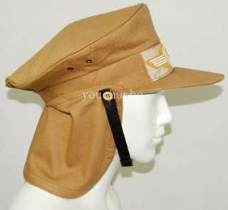 WWII GERMAN LW TROPICAL HERMAN MEYER CAP XL 45446  