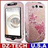   htc mytou pink heart crystal bling hard case cover htc mytou 2x clear