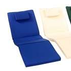 All Things Cedar Outdoor Patio Chaise Lounger Chair Cushion   Blue