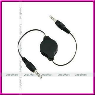 10 x black 3 5mm jack car audio aux retractable cable move the mouse 
