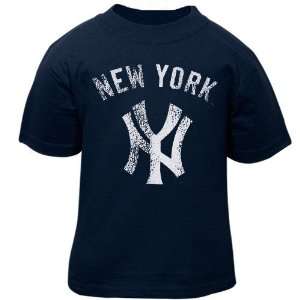  New York Yankees Toddler Navy Blue Team T shirt Sports 