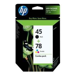  Hewlett Packard 45/78 Ink Combo Pack Includes 1 Each Of 
