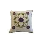   Polyester Fiber Fill, Crochet Embroidered, Decorative Oblong Pillow