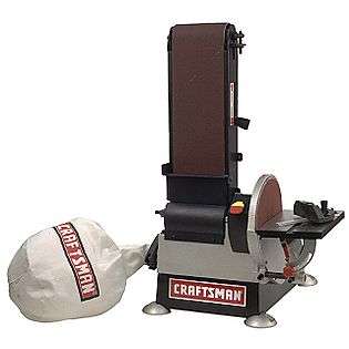 Belt/Disc Sander with Dust Collection  Craftsman Tools Bench 