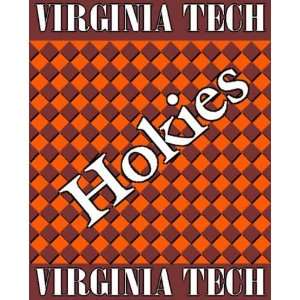  Virginia Tech Hokies Acrylic Afghan