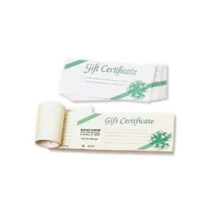  Blank Gift Certificates   Green: Office Products