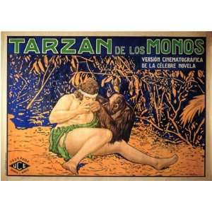  Tarzan of the Apes, c.1917 (Spanish)   style A by Unknown 