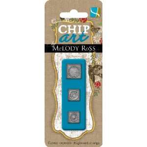  Chip Art By Melody Ross Ornamental Metal Stamp 3 Pack 