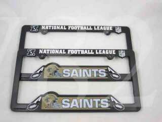 NFL NEW ORLEANS SAINTS Platic License Plate 2pcs  