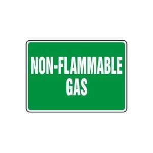  NON FLAMMABLE GAS 7 x 10 Adhesive Vinyl Sign