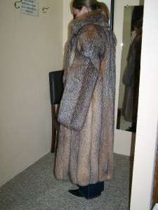 Full Length Crystal Fox SAM BIFANO DALLAS Fur Coat SM  