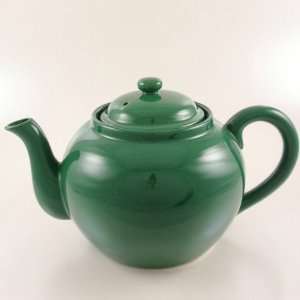  Williams Sonoma Green High Gloss Teapot with Infuser