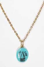 Diament Jewelry for Urban Renewal Vintage Sailboat Charm Necklace