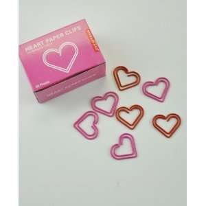  Heart Paper Clips 50Ct (Kikkerland) Arts, Crafts & Sewing