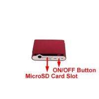 LCD Screen Fashion Mental USB MicroSD/TF Mini Clip  Player Unique 