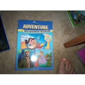  Disney Adventure Big Fun Book To Color: Toys & Games